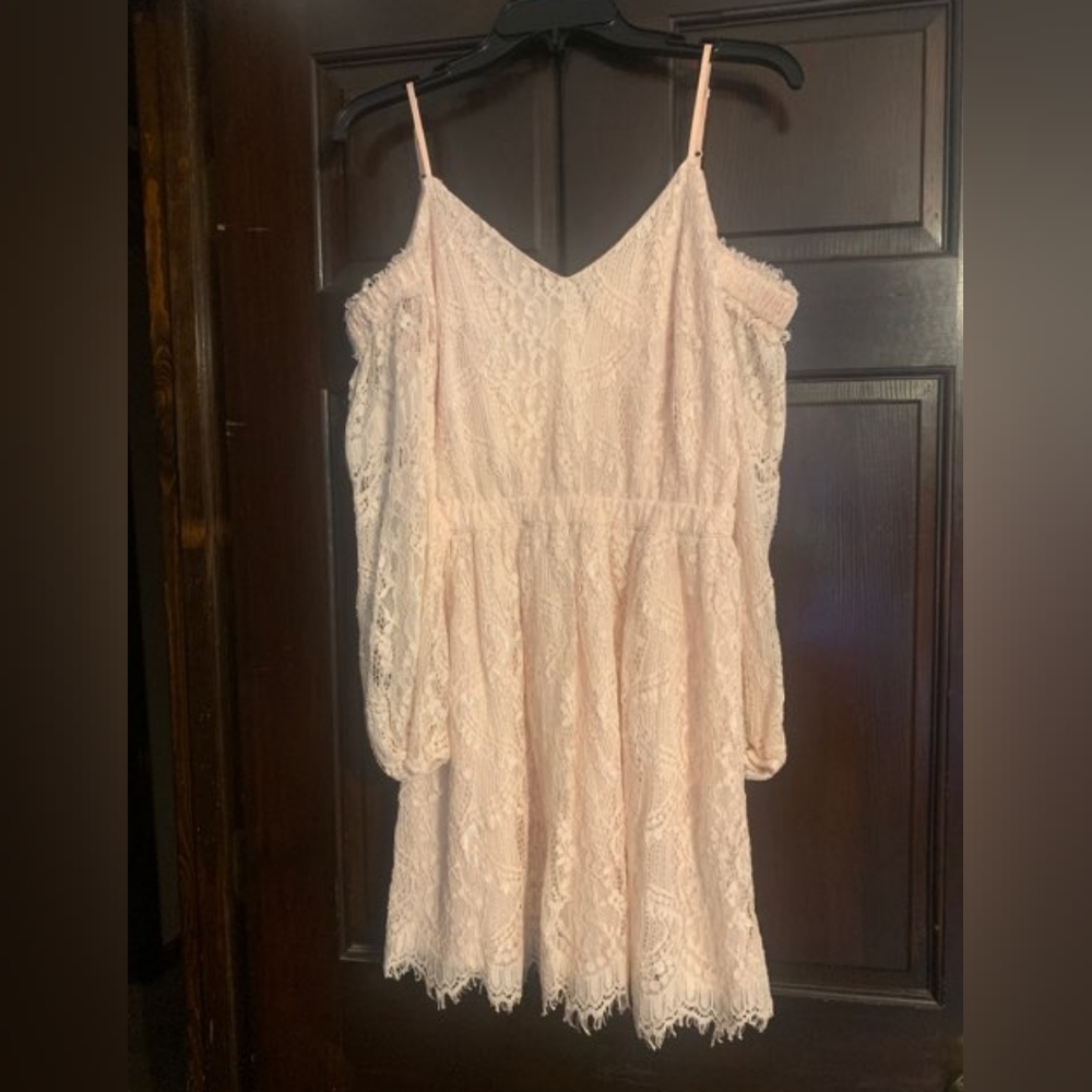 Off shoulder spring dress